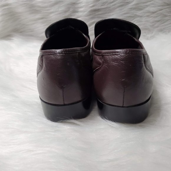 Florsheim Riva Mens Brown Leather Slip-On Shoes, 8.5 main image 7